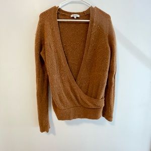 Madewell alpaca blend wrap sweater
